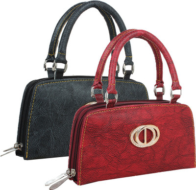 

Element Cart Casual, Party, Formal Grey, Red Clutch