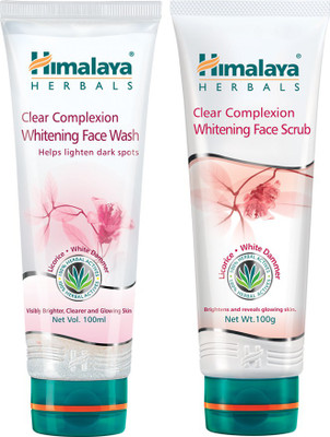 

Himalaya Clear Complexion Whitening Face Wash and Scrub(Set of 2)