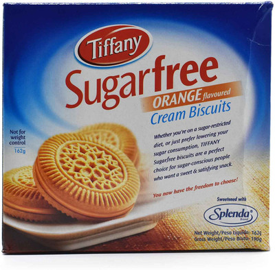 

Tiffany Sugarfree Orange Flavoured Cream Biscuits - 162g(162 g)