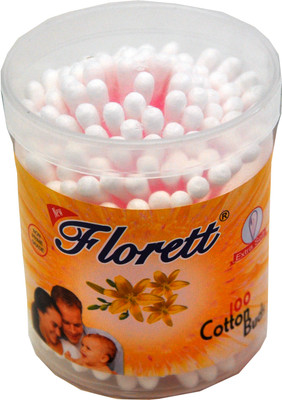 

Florett Cotton Buds (100 Buds of 6 Jar)(100 Units)