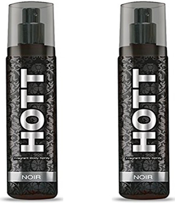 

Hott Fragrant Body Spray Noir (Pack of 2) Body Spray - For Men(135 ml, Pack of 2)