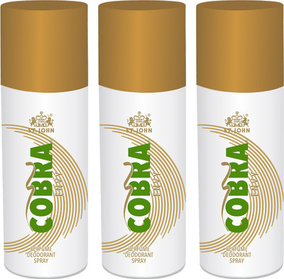 

St. John Deo Cobra Envy 150ml Pack of 3 Body Spray - For Men & Women(150 ml, Pack of 3)