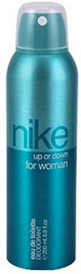 

Nike UP OR DOWN FOR WOMAN 200ML Deodorant Spray - For Women (200 ml) Deodorant Spray - For Women(200 ml)