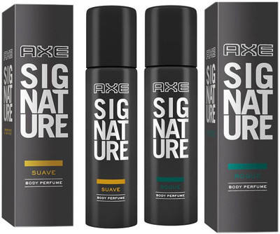 

AXE SIGNATURE ROGUE BODY PERFUME 122 ML + SIGNATURE SUAVE BODY PERFUME 122 ML Perfume Body Spray - For Men & Women(122 ml, Pack of 2)