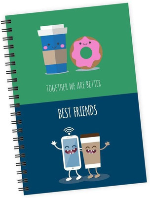 

dpotli A5 Notebook(Together We Are Better, Multicolor)