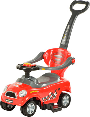 

Toyhouse Multiway Jr. Push car with handle Car Non Battery Operated Ride On(Red)
