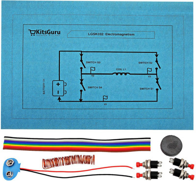 

KitsGuru Finding Polarity of an electromagenet LGSK032 Educational Electronic Hobby Kit