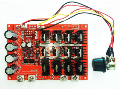 

REES52 10-50V 60A DC Motor Speed Control Electronic Components Electronic Hobby Kit
