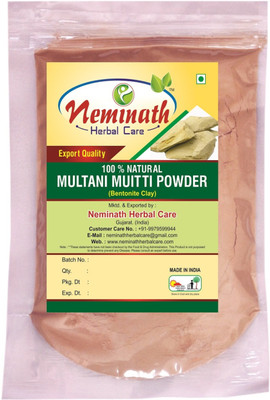 

Neminath Herbal Care Multani Mitti (Fullers Earth) Powder For Remove Sun Tan Naturally (100Grams)(100 g)