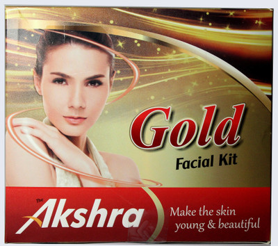 

Akshra 24k Gold Instant Glow Facial Kit 180 g(Set of 5)