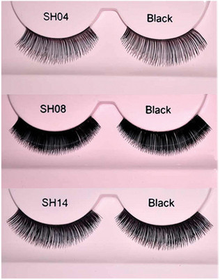 

GlamGals Stylish Eyelashes pair of 3(Pack of 3)