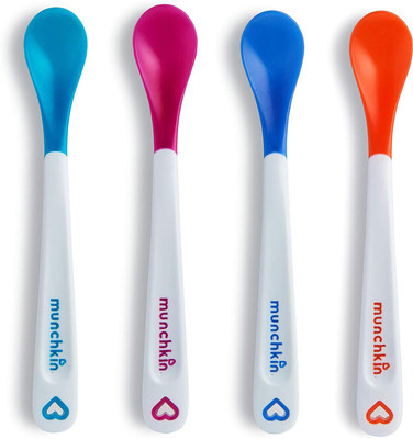 

Munchkin White Hot Safety Spoons - Pack of 4 - Plastic(Multicolor)