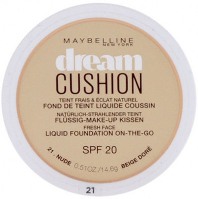 

Maybelline Dream Cushion Liquid Foundation On-The-Go Foundation(21 Nude)