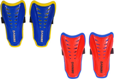 

DeNovo Club Football Shin Guard Large Size (2 Pairs) Football Shin Guard(, Blue, Red