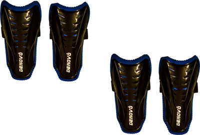 

DeNovo Club Football Shin Guard Large Size (2 Pairs) Football Shin Guard(, Black