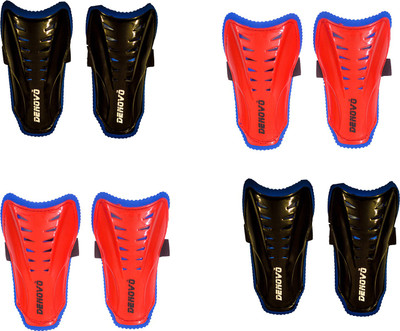 

DeNovo Club Football Shin Guard Large Size (4 Pairs) Football Shin Guard(, Black, Red