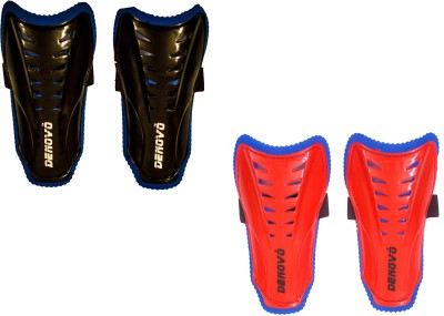 

DeNovo Club Football Shin Guard Large Size (2 Pairs) Football Shin Guard(, Black, Red