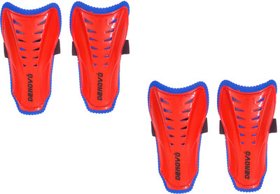

DeNovo Club Football Shin Guard Large Size (2 Pairs) Football Shin Guard(, Red