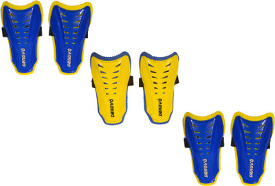 

DeNovo Club Football Shin Guard Large Size (3 Pairs) Football Shin Guard(, Blue, Yellow, Blue;red