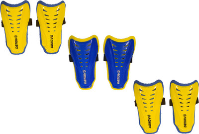 

DeNovo Club Football Shin Guard Large Size (3 Pairs) Football Shin Guard(, Yellow, Blue, Blue;red