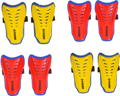 

DeNovo Club Football Shin Guard Large Size (4 Pairs) Football Shin Guard(, Red, Yellow