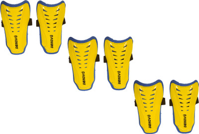 

DeNovo Club Football Shin Guard Large Size (3 Pairs) Football Shin Guard(, Yellow, Blue