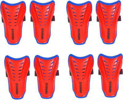 

DeNovo Club Football Shin Guard Large Size (4 Pairs) Football Shin Guard(, Red