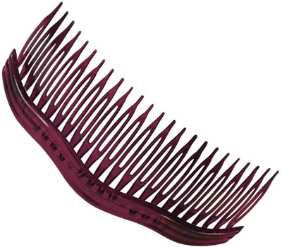 

Sarah 24 Teeth Plastic Wavy Design Hair Side Comb (Pink) Hair Clip(Pink)