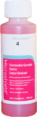 

Microshield 4 Surgical Hand wash (100 ml Pack of 2)(100 ml, Bottle, Pack of 2)