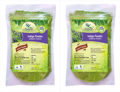 

Natural Healthlife Care 100% Natural Indigo Leaves (Indigofera Tinctoria) Powder As Hair Colorant Naturally 100 g (Pack of 2)(200 g)