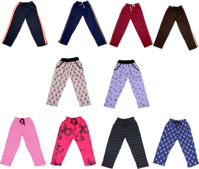 Indistar Track Pant For Boys & Girls(Multicolor, Pack of 10)