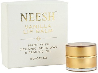 

Neesh Vanilla Lip Balm with Beeswax and Almond Oil Almond & Vanilla(Pack of: 1, 5 g)