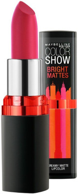 

Maybelline Color Show Bright Mattes Lipstick(M214 Brilliant Red, 15 g)