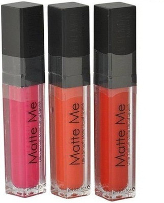 

Make Line Matte Me Liquid Lipstick - Pack of 3(Multicolor)