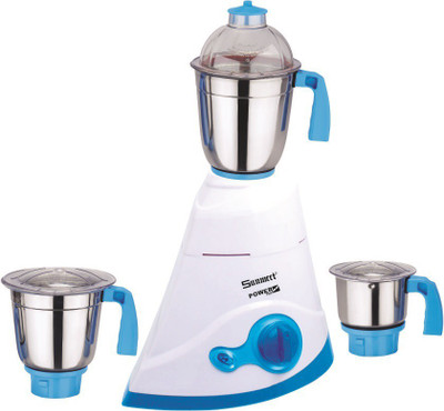 

Sunmeet ro3jar750W 750 W Mixer Grinder(White, 3 Jars)