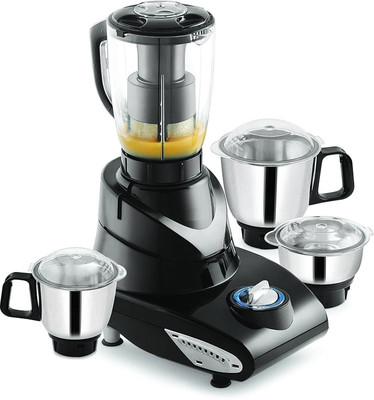 

Sunmeet Black4jar750W 750 W Mixer Grinder(Black, 4 Jars)