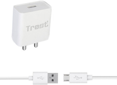 TROST Wall Charger Accessory Combo for Vivo V7(White)
