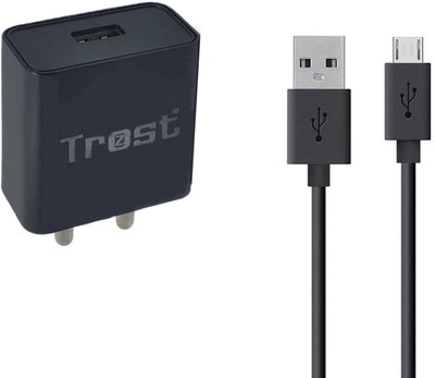 TROST Wall Charger Accessory Combo for Lenovo K8 Note(Black)