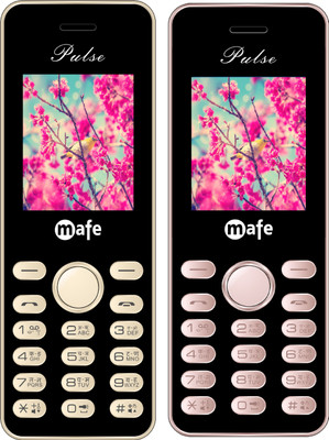 

Mafe Pulse Combo of Two Mobiles(Black&Gold, Black&Rose Gold)
