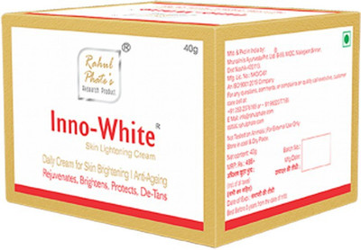 

Rahul Phate's Research Product Rahul Phate Inno-white skin lightening Cream(40 g)