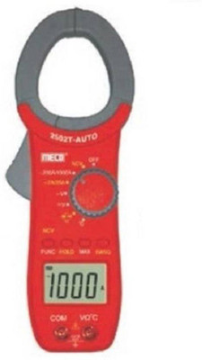 Meco 2502T-Auto 1000 A 750 V AC Clamp Meter Digital Multimeter(Red 2000 Counts)