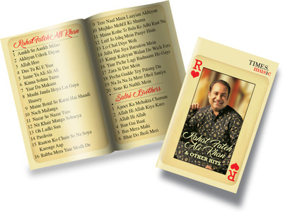 

Music Card - RAHAT FATEH ALI KHAN & other Hits Pendrive Standard Edition(Hindi - Rahat Fateh Ali Khan, Alam Lohar, Naseebo LaL, Noor Jahan, Sabri Brothers)