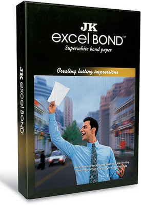 

JK Excel Bond, A4 Paper, 90gsm, 100-Sheets Unruled 21*29.7 A4 paper(Set of 1, White)