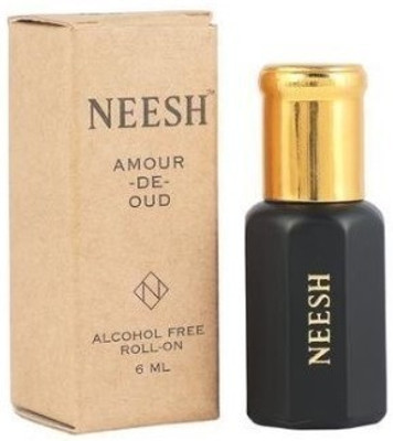 

Neesh Roll On with Long Lasting Premium Attar frangrance (Amour-De-Oud) Eau de Parfum - 6 ml(For Men & Women)