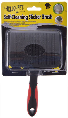 

Paw Zone Pet Self Cleaning Slicker Brush Large Slicker Brushes for Dog & Cat