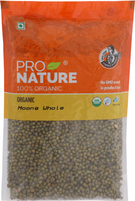 

Pro Nature Organic Moong Dal Green (Whole, 500 g)