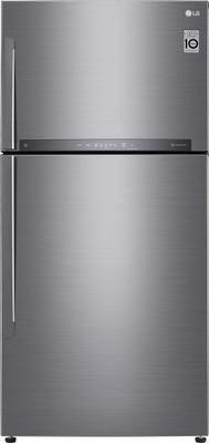 

LG 630 L Frost Free Double Door 3 Star Refrigerator(Plantinum Silver 3, GR-H812HLHU)