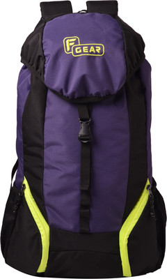 

F Gear Trekker Rucksack - 34 L(Black, Purple)