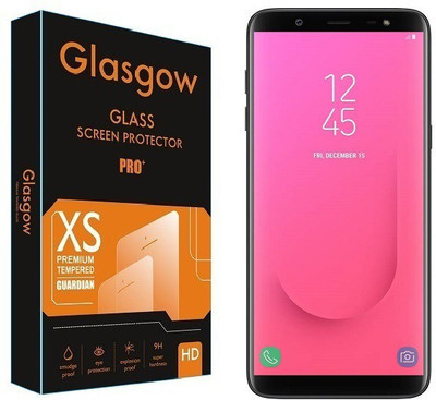 Glasgow Tempered Glass Guard for Samsung Galaxy J8(Pack of 1)