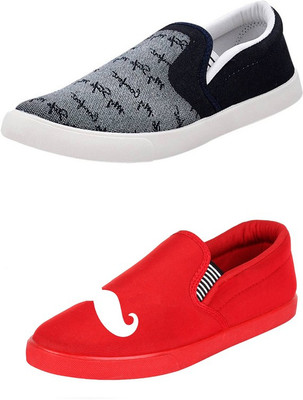 

Wwodcell Loafers For Men(Multicolor, Grey